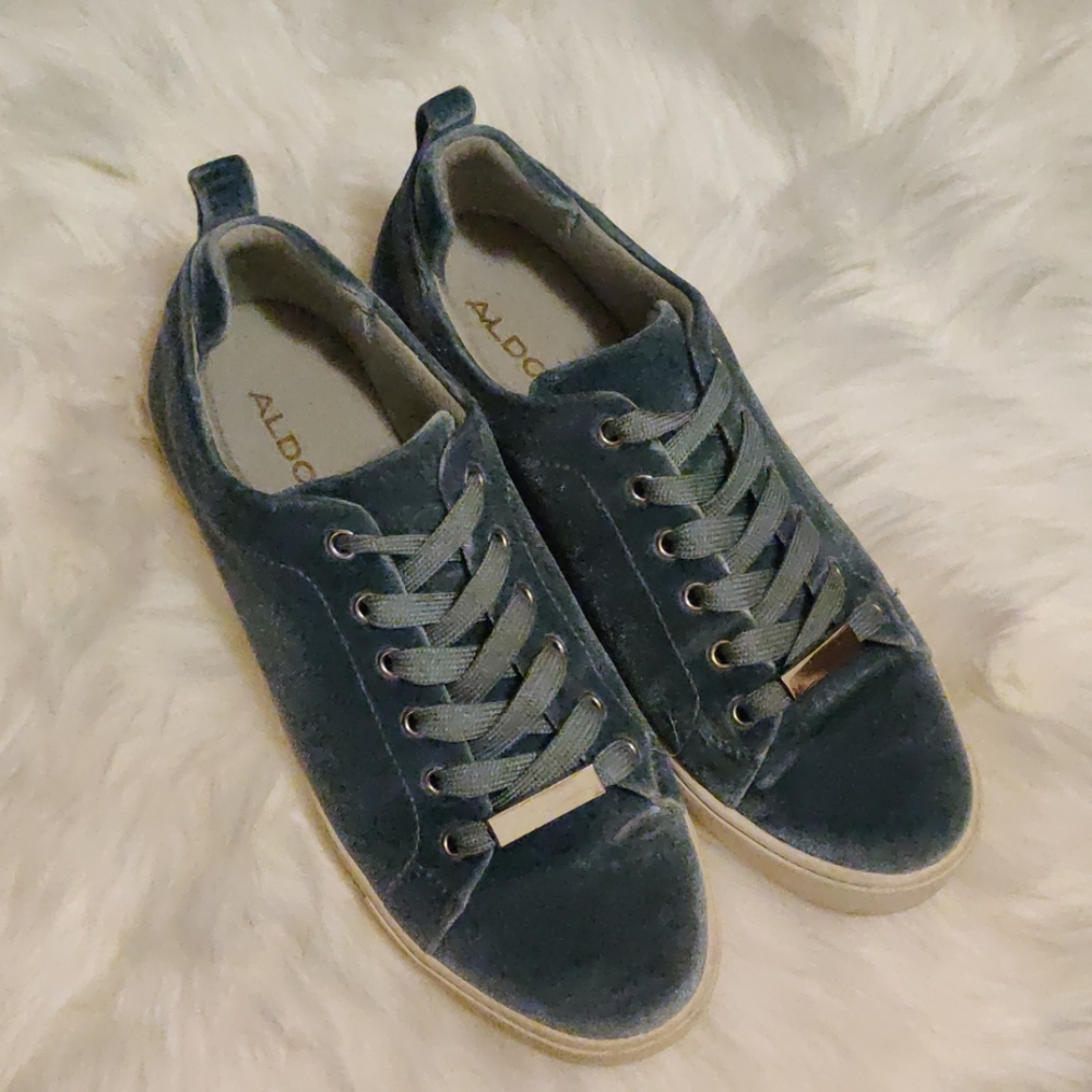 ALDO velvet sneakers